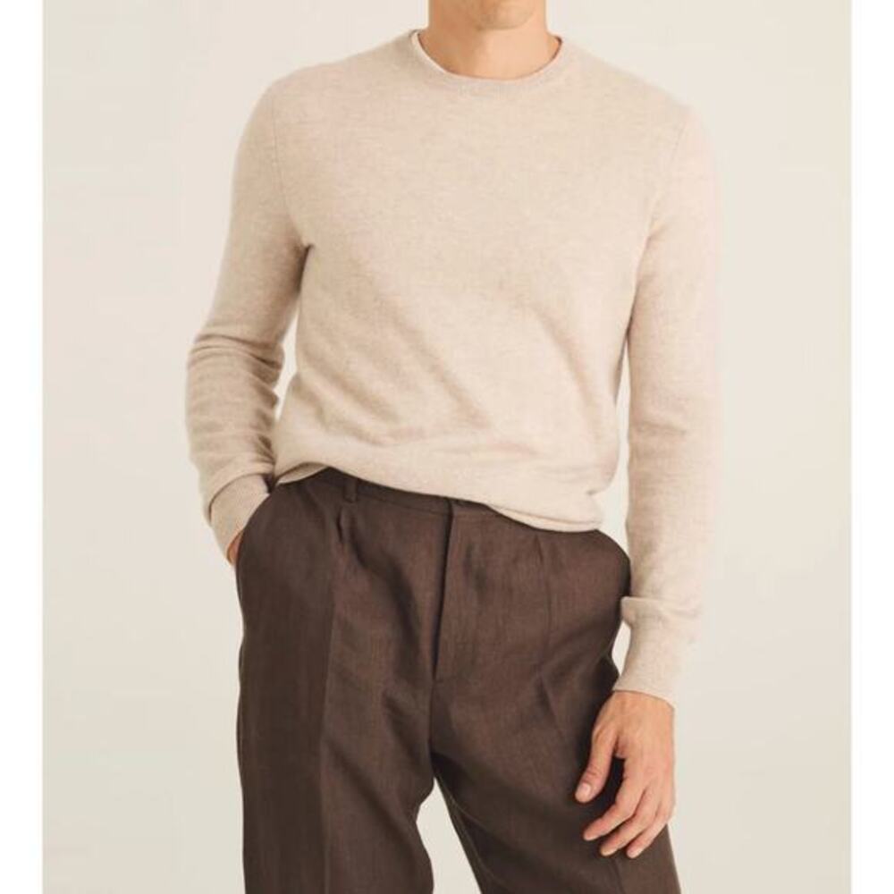 NAADAM The Original‎ Cashmere Crewneck Sweater Men's tan